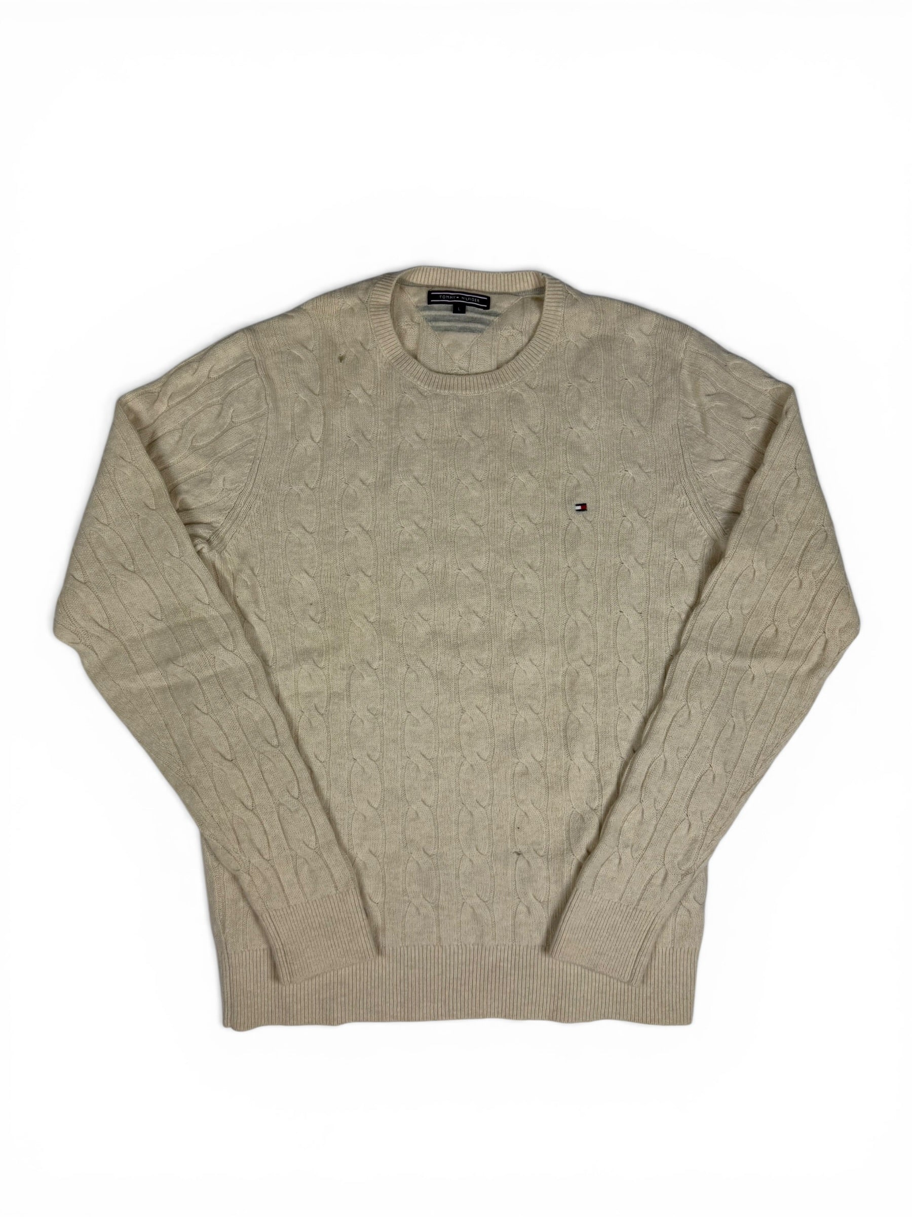 Vintage Tommy Hilfiger Cable Knit Sweater L
