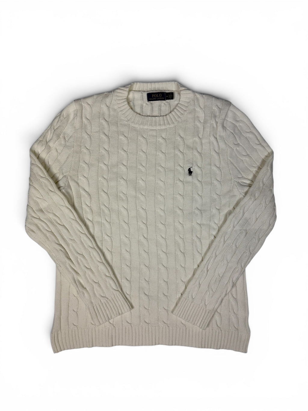 Vintage Ralph Lauren Cable Knit Sweater M