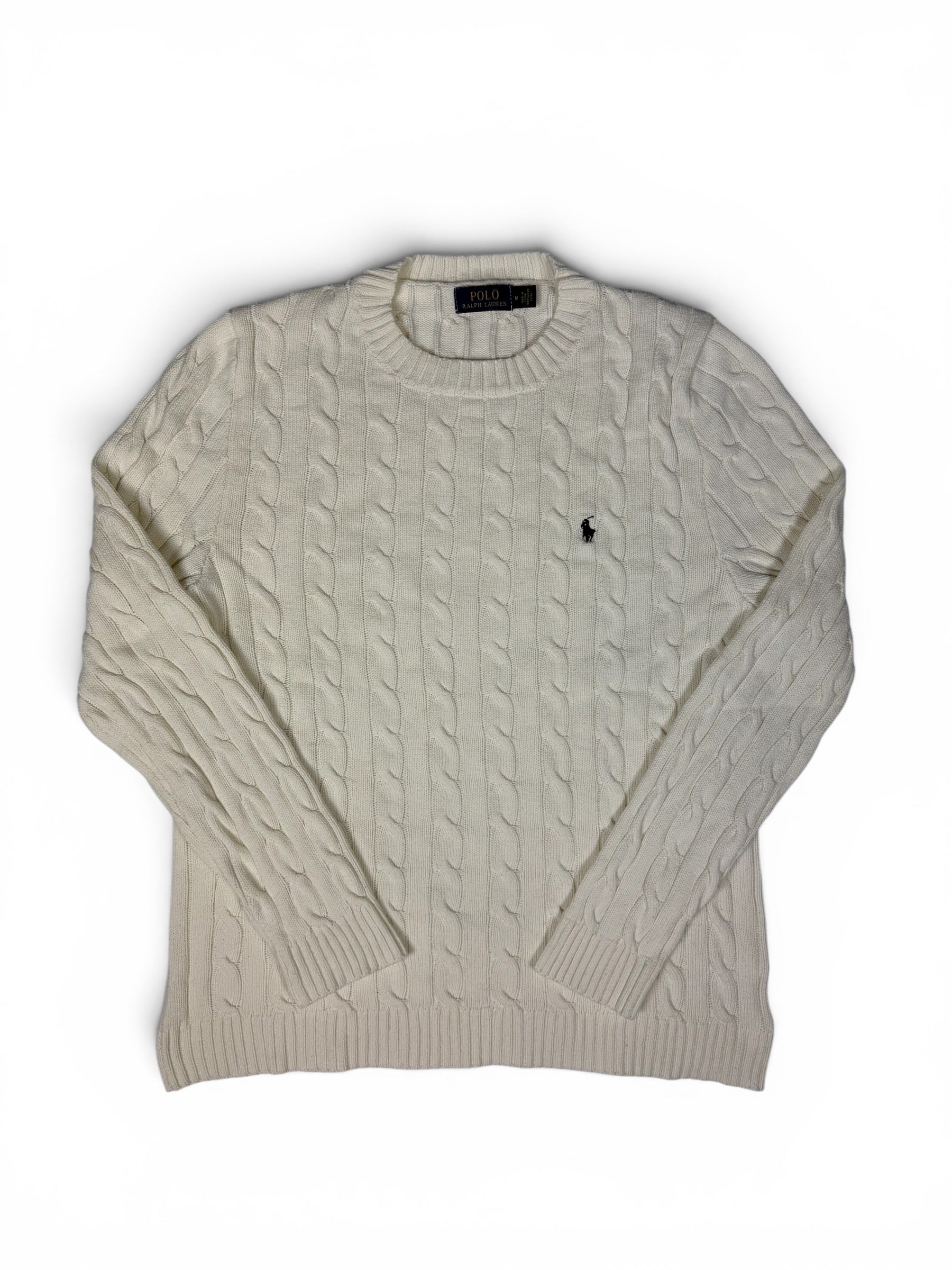Vintage Ralph Lauren Cable Knit Sweater M