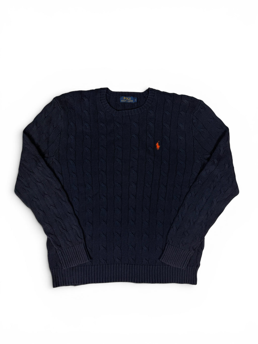 Vintage Ralph Lauren Cable Knit Sweater L