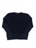 Vintage Ralph Lauren Cable Knit Sweater L